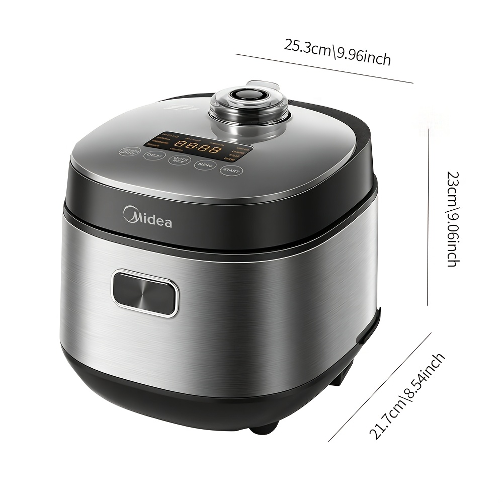Image of Midea 2l Electric Rice Cooker | 9-in-1 Multifunctional | 30-minute Quick Cooking | Overflow-proof Design | Ideal For Small Spaces | 30-minute Quick Cooking | 24-hour Heat