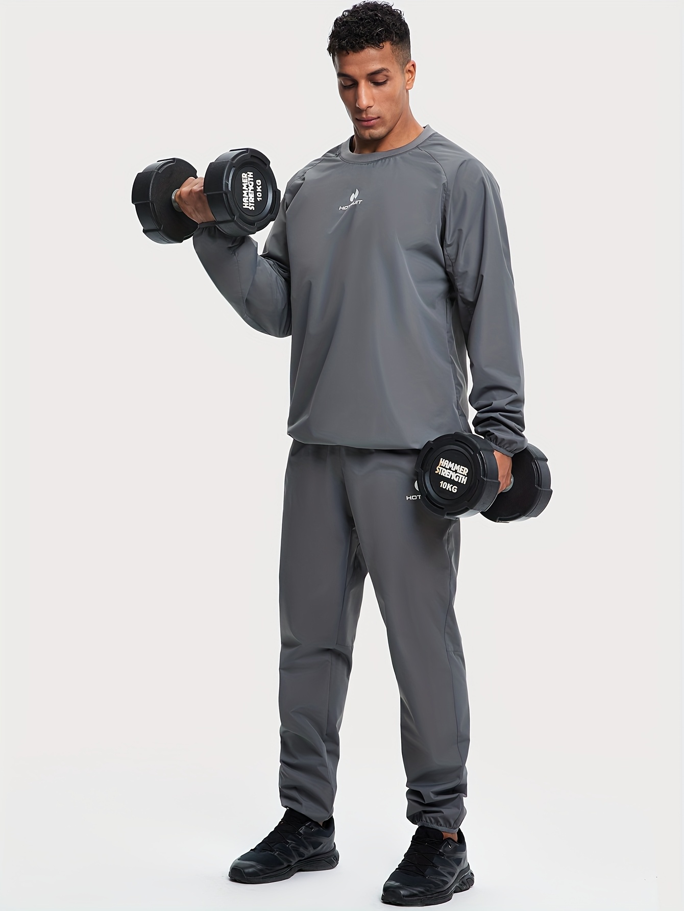Sauna Suit Men Anti Rip Sweat Suits Gym Boxing Workout Jackets Durable  Gym Wear Activewear Sauna Set Top And Pant