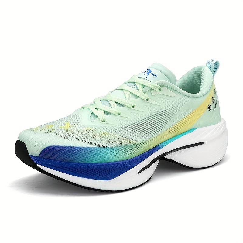 Tenis deportivos para hombre nuevos, suela MD liviana, malla transpirable tejida, para correr en carretera, viajes al aire libre, entrenamiento casual y competencia - Imagen 5