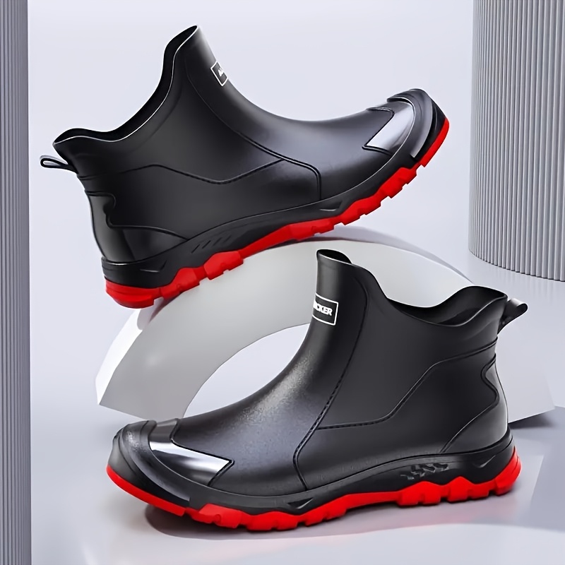 Mens High Quality Slip Resistant Rain Boots Womens Water