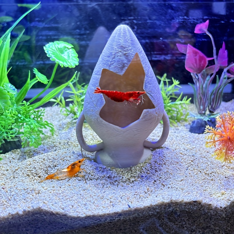 pvc aquarium decoration 3d printed fish shrimp shelter - Temu