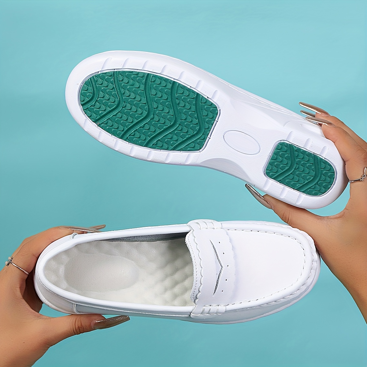 zapatos enfermera capas acolchado zapatillas vestir Temu