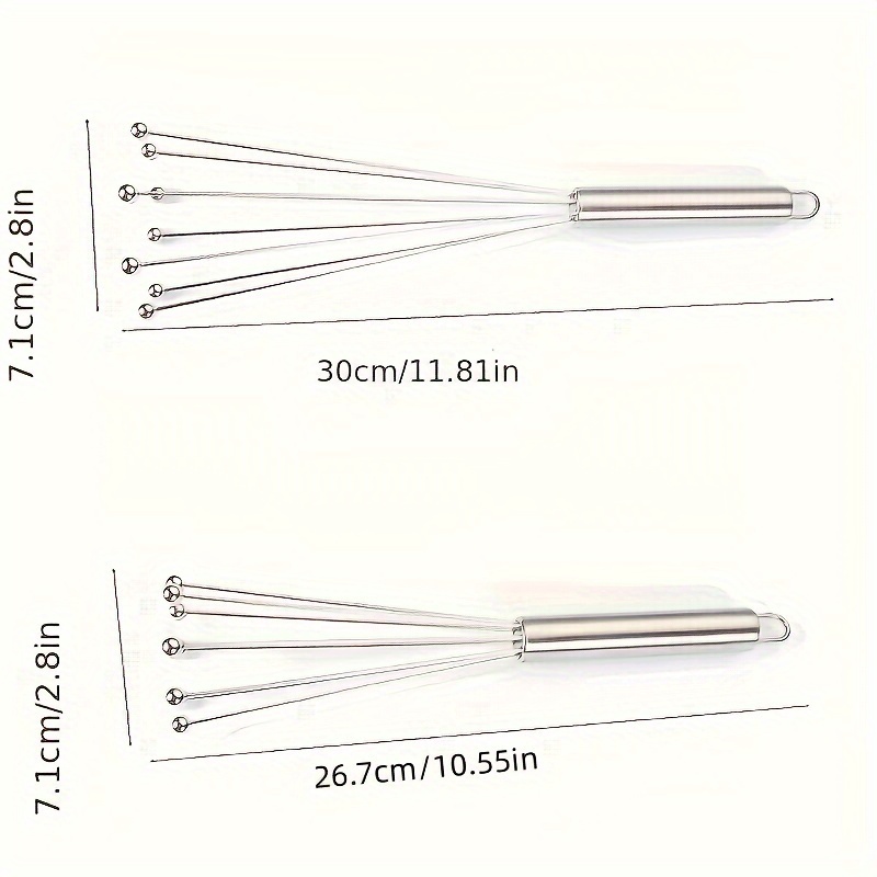 Batteur À Œufs À Bille En Acier Inoxydable, Batteur À Crème À Œufs À Bille  En