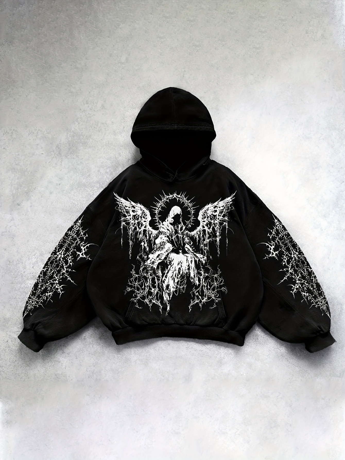 wings hoodie sold on Temu United States