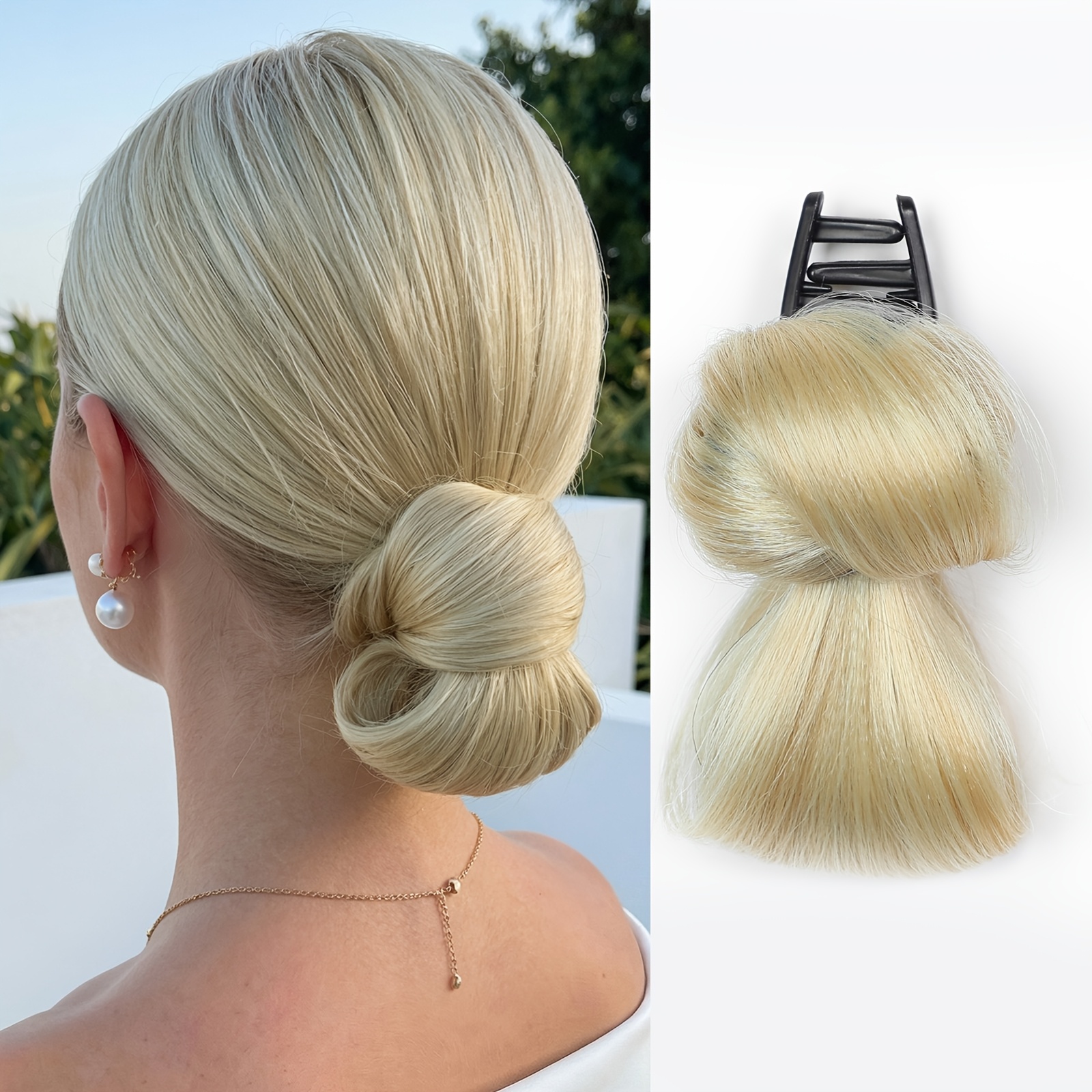 TEMU Simple Hair Bun Tool With Clip Suitable For All Kinds Of Women