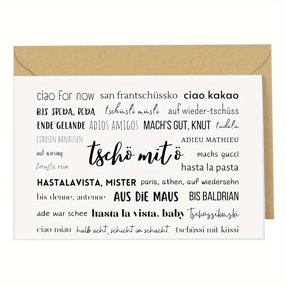 Humorous Envelope - Unique Greeting For Colleagues, , - For Expressing And A Future