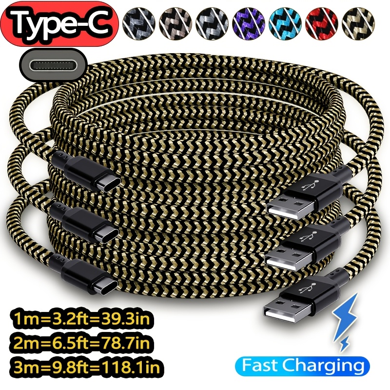 Cuffie Con Filo Lungo Cavo USB-C Intrecciato Red Ember, 1m O 2m - Foto 6