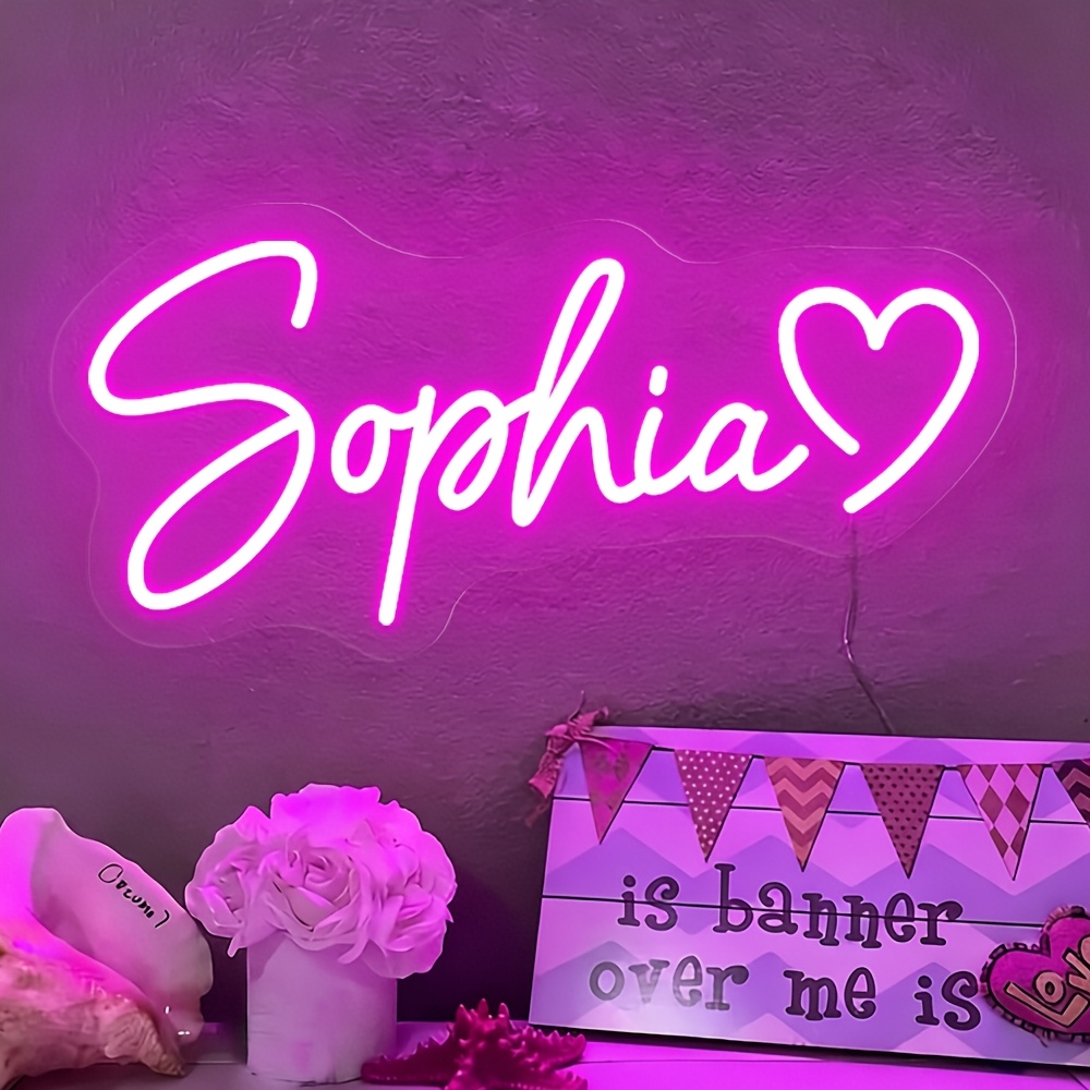 E-shop Individuelles Neon, Individuelles LED-Neon für Hochzeitsbar, Salon, Beauty-Geschäft, Leuchtendes Namenslogo, Personalisiertes Neon geeignet für