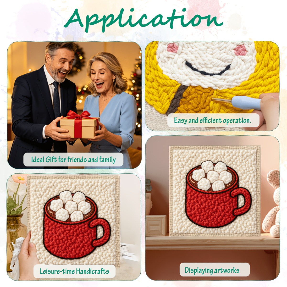 Complete DIY Punch Needle Embroidery Starter Kit