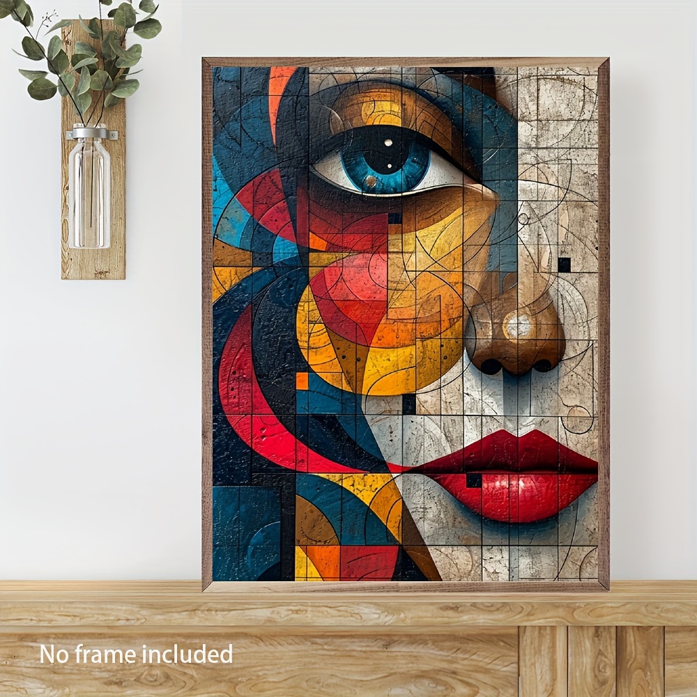 

1pc Illustration Painting - , 12x16inch (30x40cm), Pattern, Oil Painting On , Art For , Bedroom, , , Suitable For And , Art