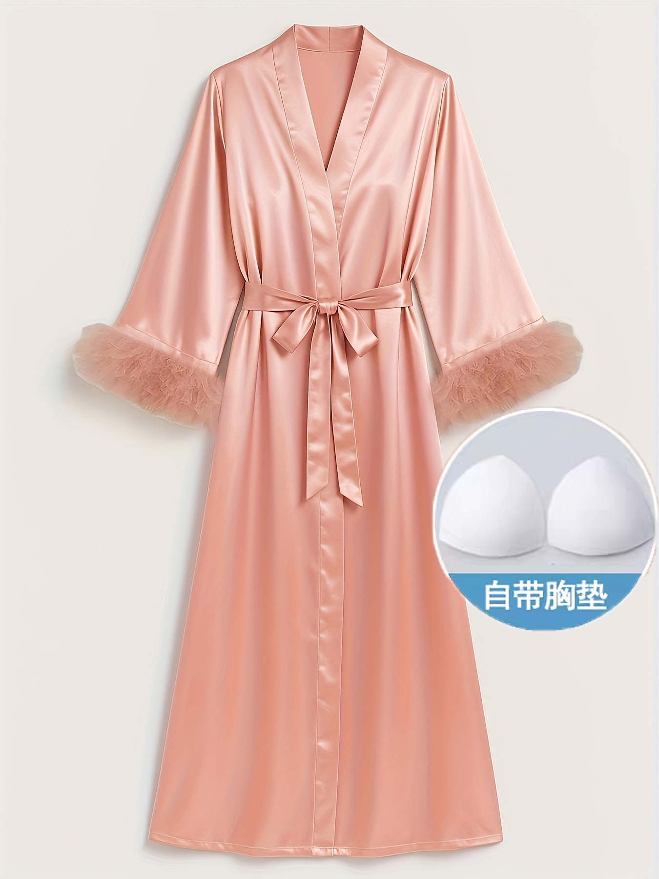 knee length dresses for ladies Women's Hooded Extra Long Dressing Gown - Miami main image 0