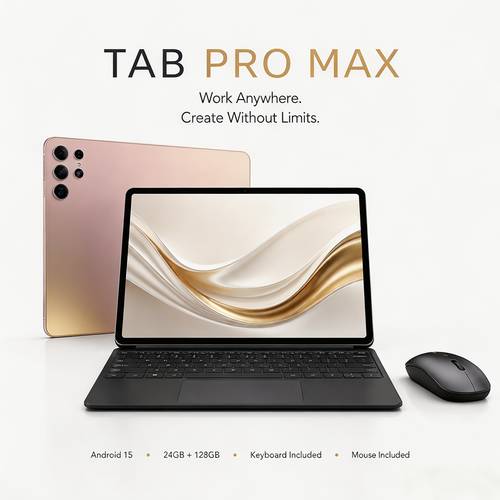 2026 10.1 HD IPS 15 Tablet PC, 24GB(6+18GB Expand)+128GB -Core Tablet, 4G LTE Network, 5000mAh Fast Charge Battery, WiFi Bluetooth, Free Keyboard Mouse Stylus for Business Education