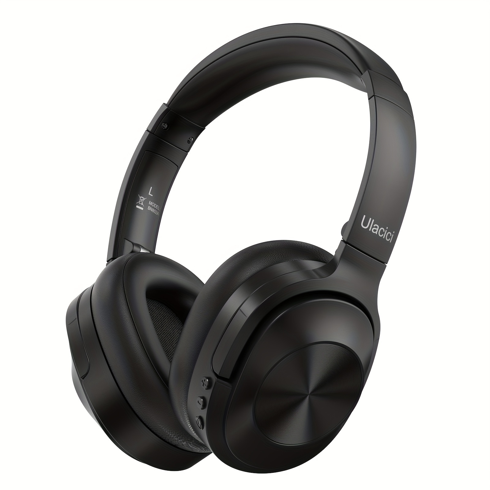 TEMU Wireless Over-ear Headphones With Active Noise Cancelling, 40 Hour , Audio, Memory Foam Ear Cups, Fir For Gaming, Workouts, Office, And