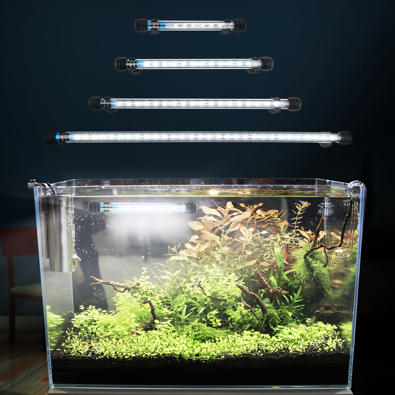 Fish Tank Lamp Aquarium Led Lighting Lamp Remote Control - Temu