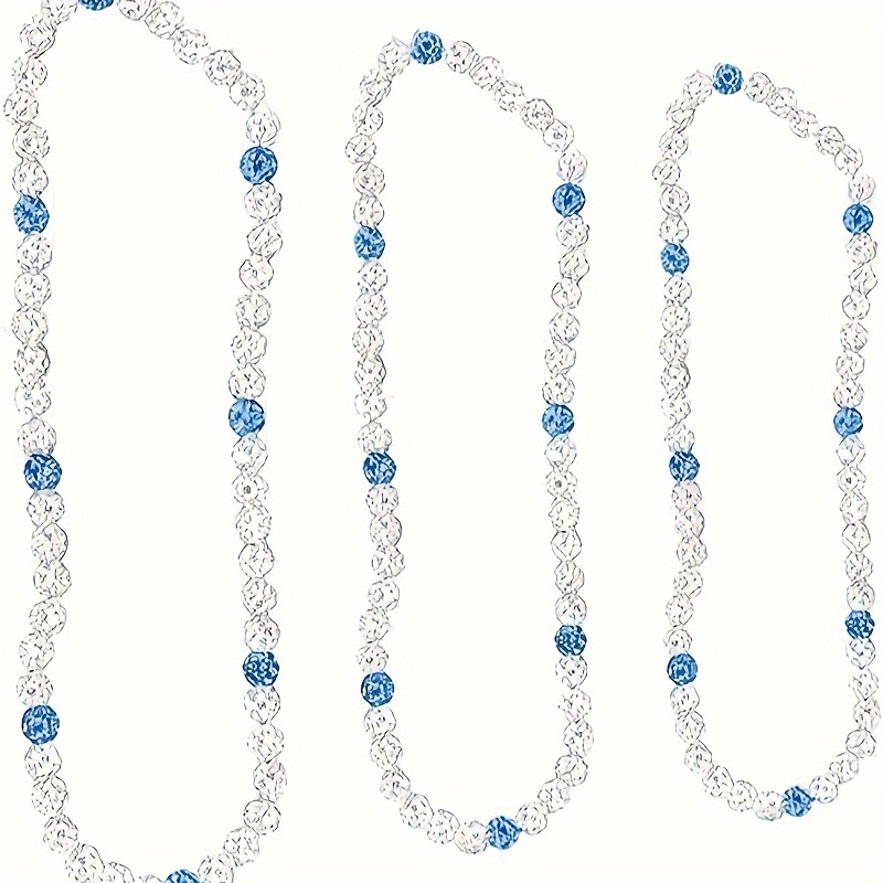 Red White & Blue Baseball Necklace - Sparkly Rhinestone Game Day Jewelry For Men & Women, Baseball Fan Gift