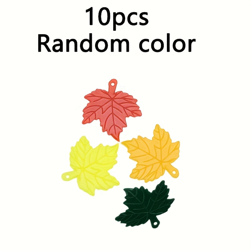 TEMU 10 piezas Abridor de paquetes portátil de plástico de color aleatorio - de fácil con forma de hoja de para abrir cajas y paquetes, colgante para