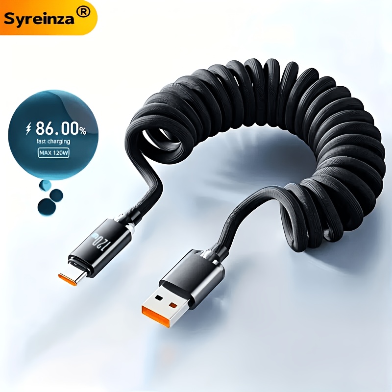 120w Charging , Usb-a To Type-c Charging Cable For Fast Charging