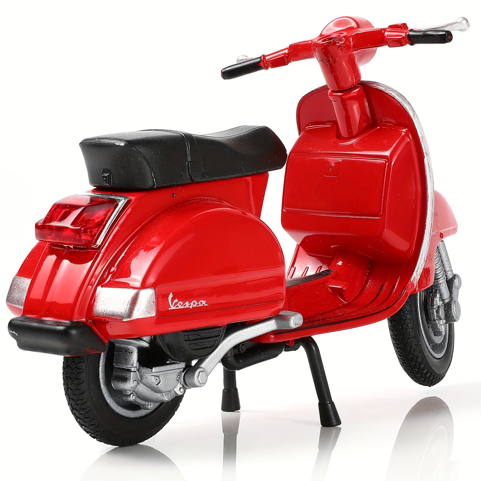 3-6 Yaş Aralığı 1/18 Ölçek Vespa PX 2016 Die-Cast Moped Modeli, Minyatür Metal Scooter Koleksiyonu, Genç Meraklılar İçin Mükemmel Cake Üstü ve Hediye