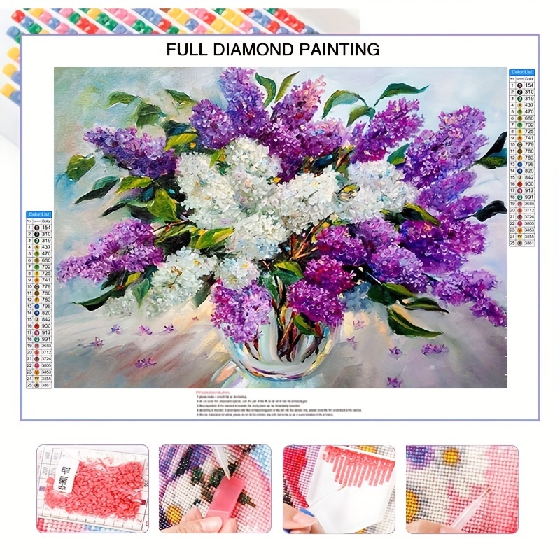 

5D DIY Diamant Peinture, Plein Diamant Peinture Avec Diamant Art, Par Numéro Kits Broderie Strass Pour Décoration Murale