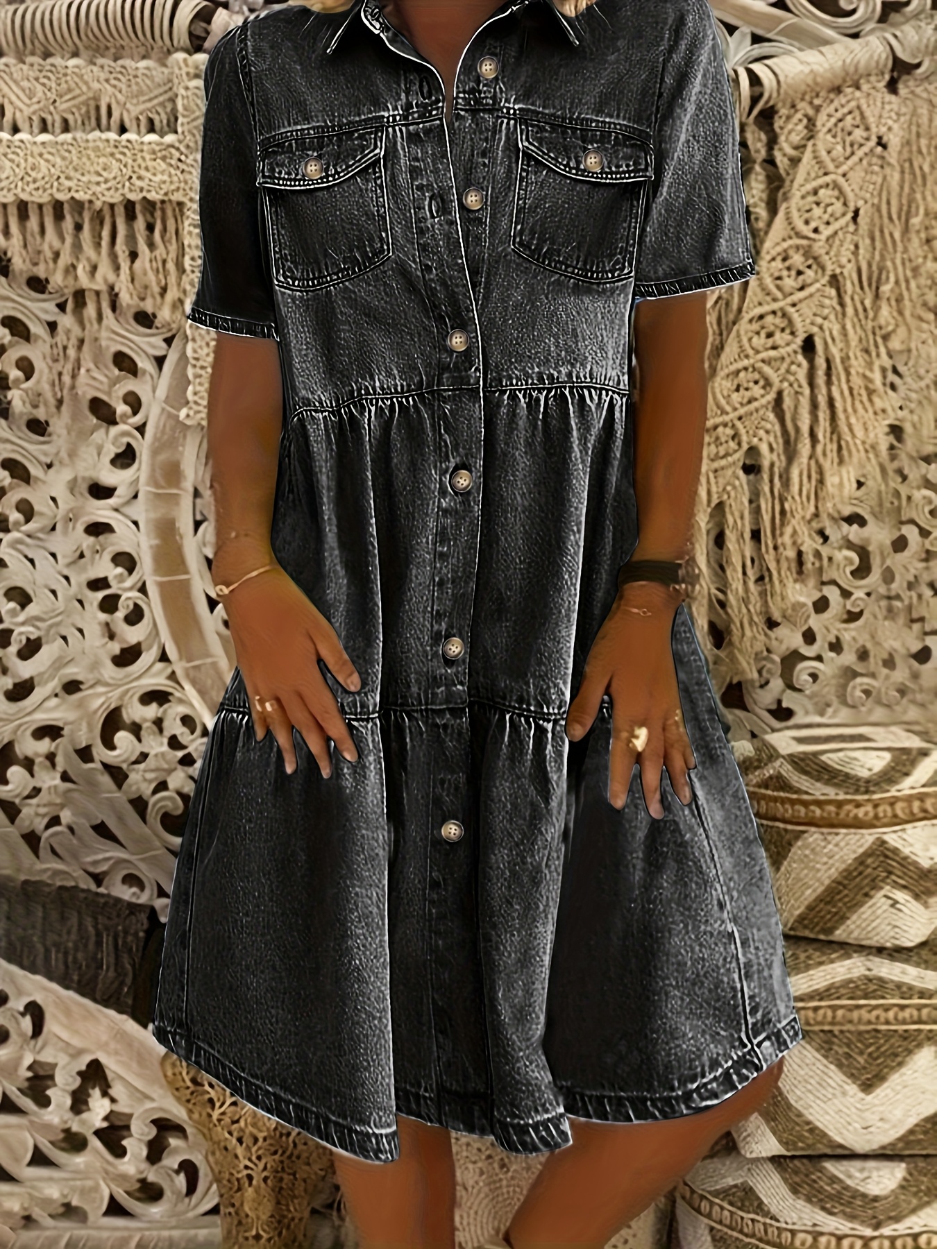 sachin and babi light blue dress Designer Denim Dress Women Long Dresses Single Breasted Big Turn-down  Collar Waist Slimming Temperament Split A-Line Vestidos