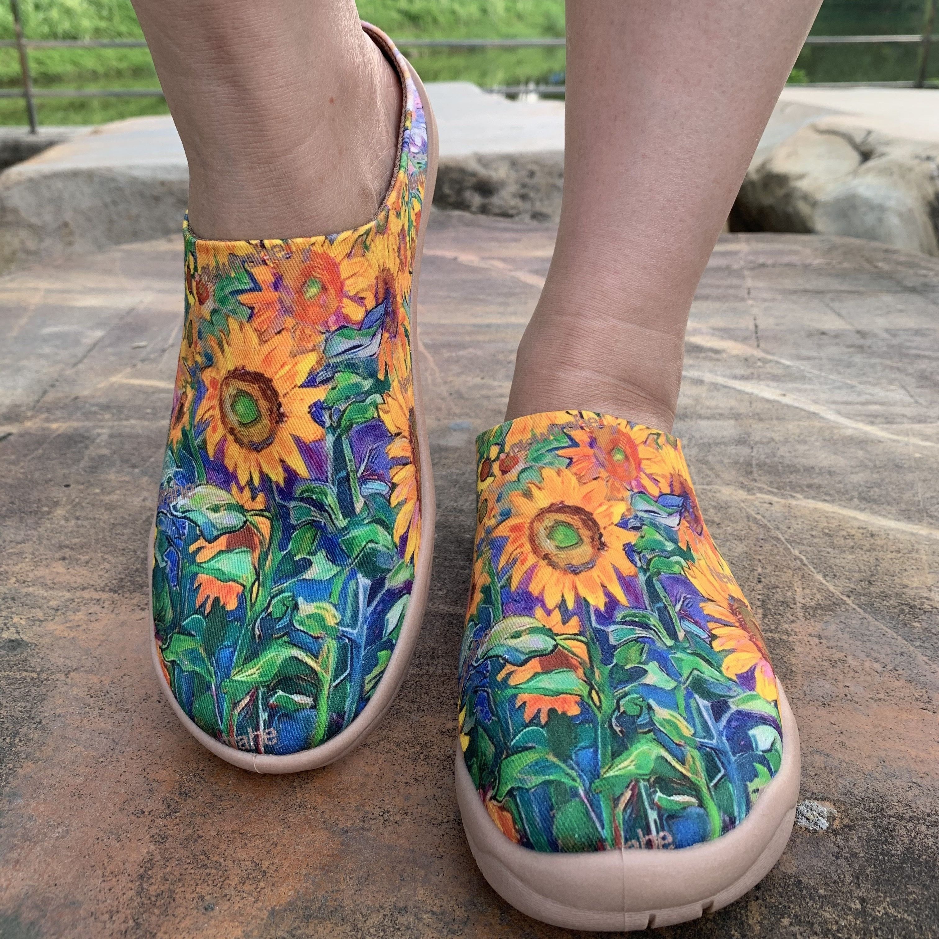 new womens sunflower slip lazy shoes comfortable soft bottom Temu