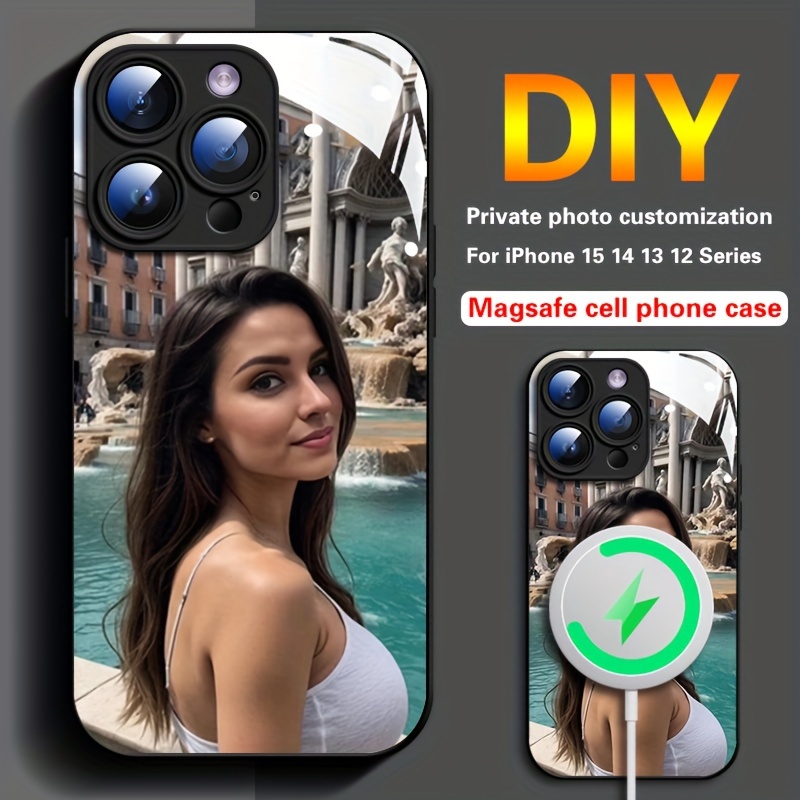 

Diy Customized Personalized Magnetic Case For Iphone 16, [compatible With Magnetic] 2024 Model - Design Your Own Photo Soft Case For Iphone16promxa/iphone16pro/iphone15/iphone15promax/iphone14/13/12