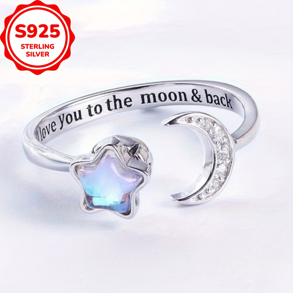 Bague Homme Argent 925 Tournante - Anneau Rotatif Anti-stress - Neuf Sans Boîte