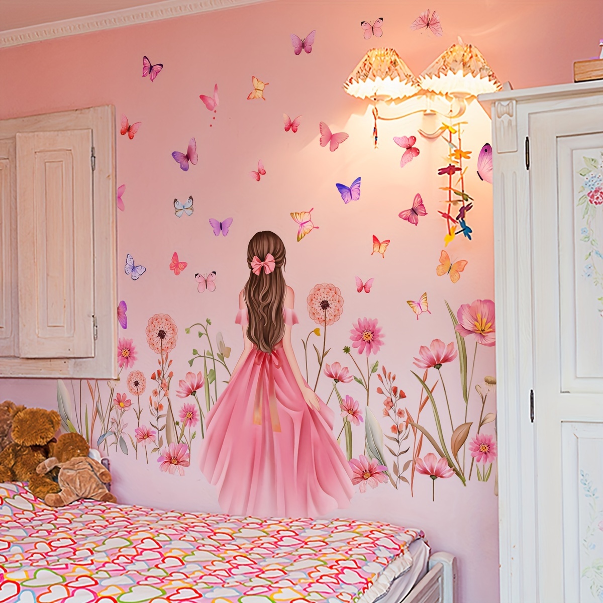 wall stickers girls bedroom sold on Temu United States, image size:1200x1200