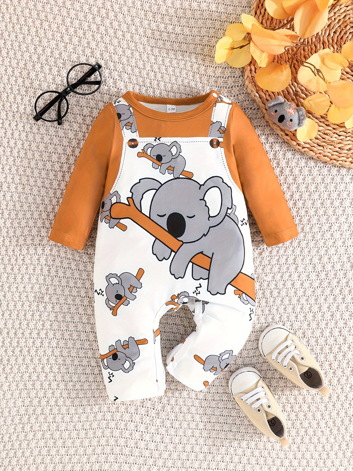 baby boys casual cute two long sleeve bodysuit cartoon Temu Germany