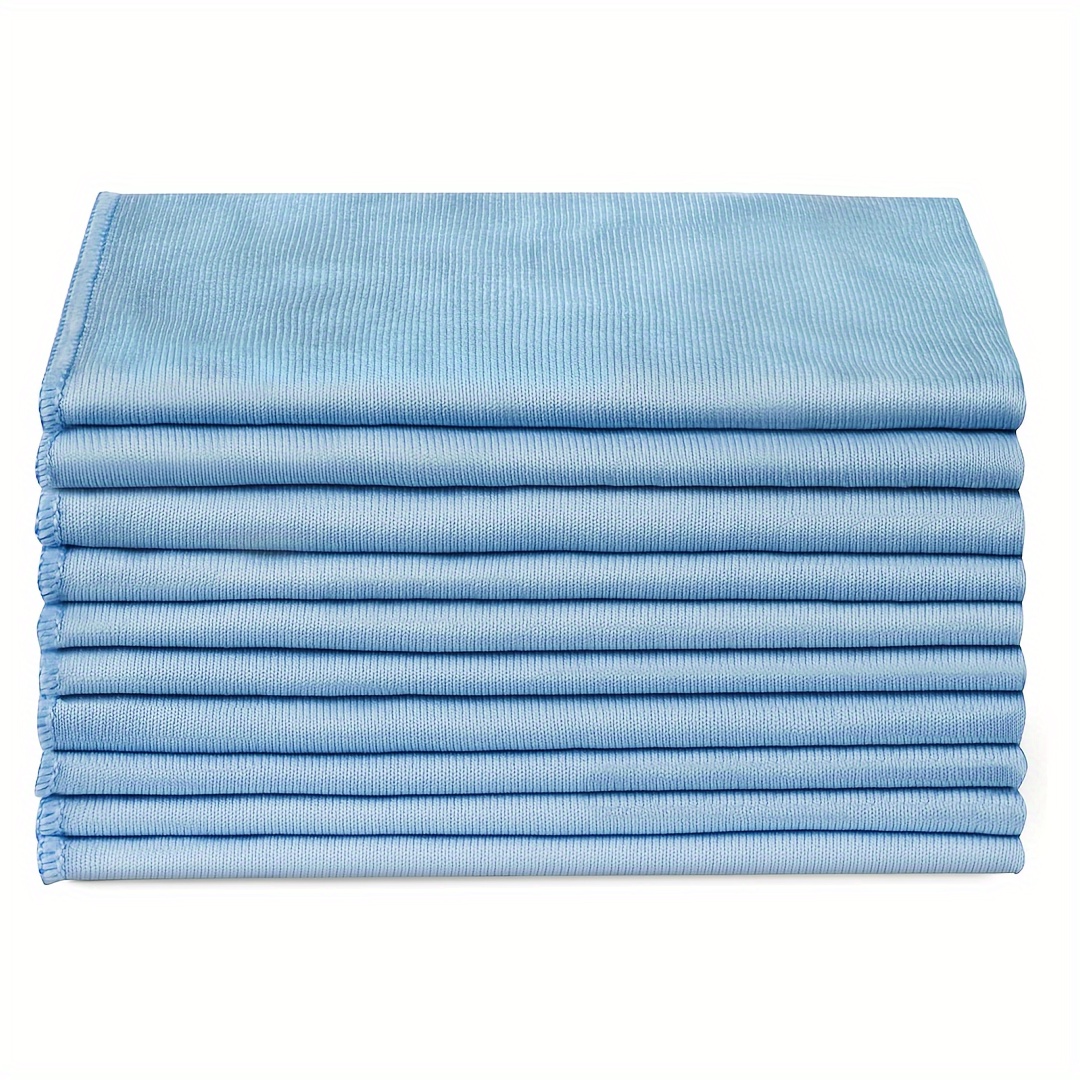 TEMU Chiffon en microfibre non pelucheux de 12X12 pouces pour nettoyer les fenêtres, , les pare-brise, les miroirs et les surfaces