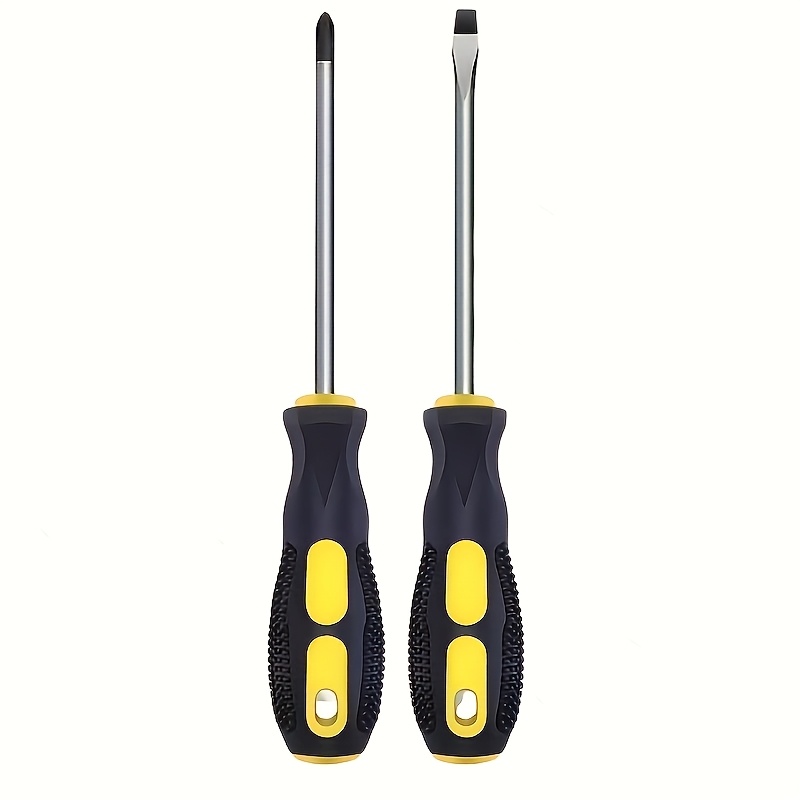 TEMU 2026 New Magnetic Screwdriver, Phillips And Flathead Professional Cushion Handle Screwdriver