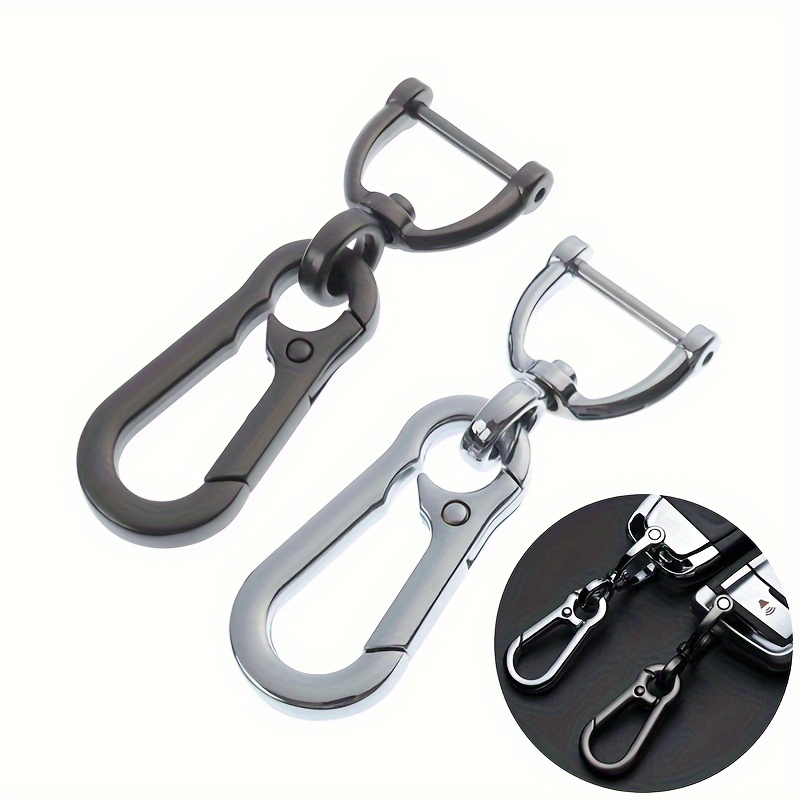 Heavy Duty Carabiner Keychain Round Oval Ring Climbing Carabiner Clip  Stainless Steel Snap Hook Carabiner Hook For Dog Bag Horse - Hooks -  AliExpress
