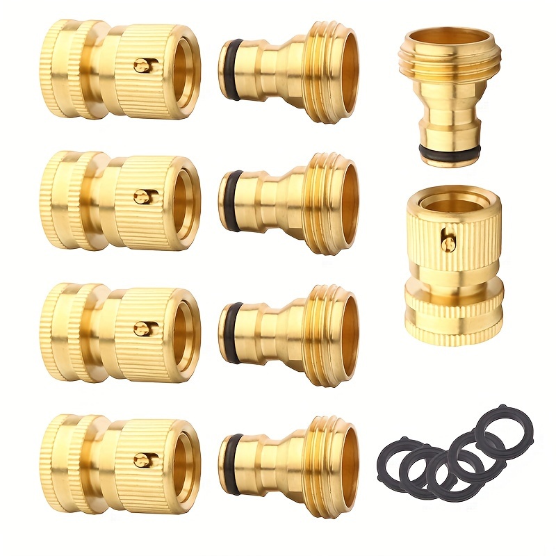 Quick Connect Female Brass Adapter – 3/8” Quick Connect x 3/8” Female  Threaded Compression. Converts 3/8 COMP Fittings to a Quick Connect.  Perfect