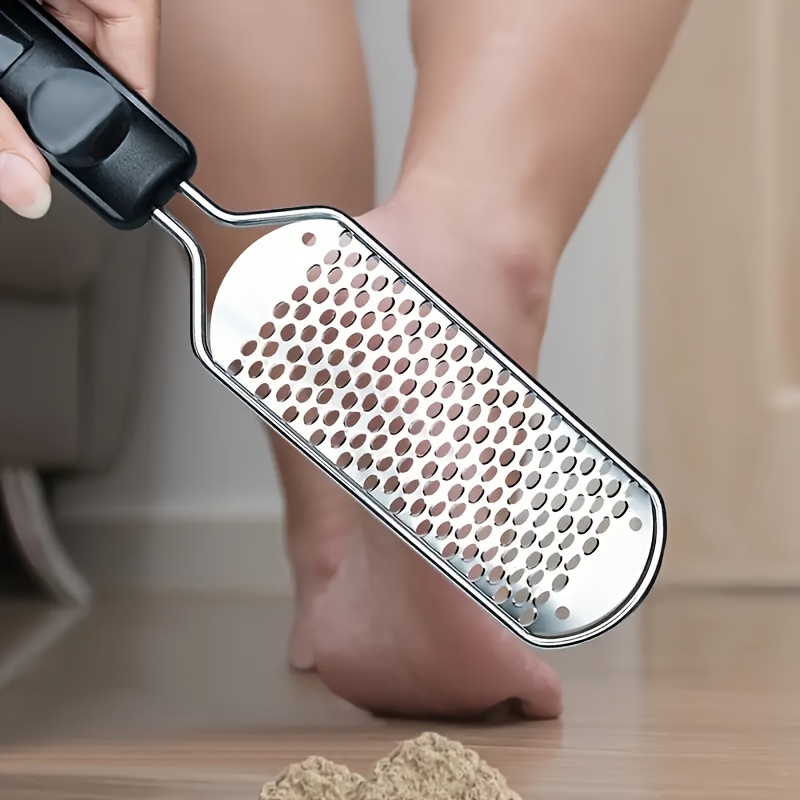 

Pedicure Foot File, Stainless Steel Detachable Foot Scrubber, Hard Skin Removers Pedicure Rasp For Wet And Dry Feet