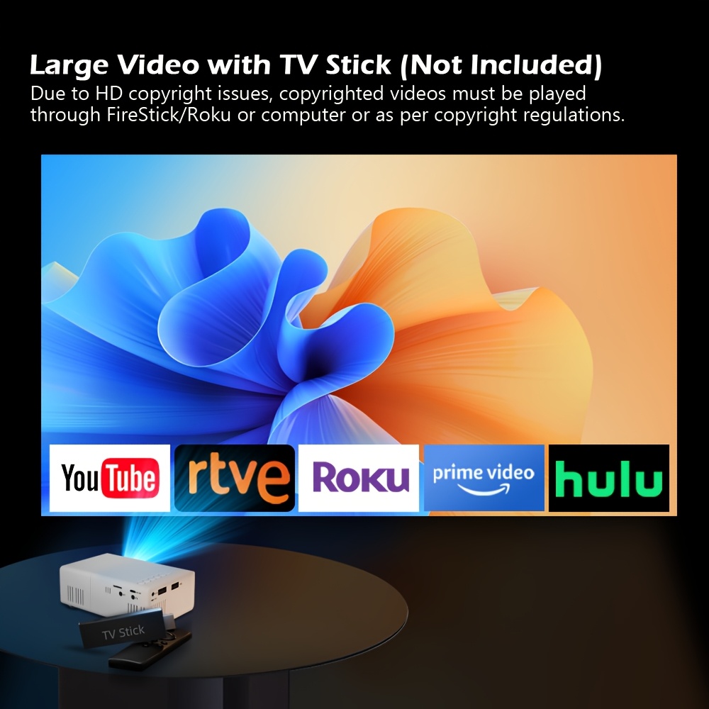2025 new theater hd projector american plug remote control support smartphone screen compatible with smartphone usb interface for indoor office use details 2