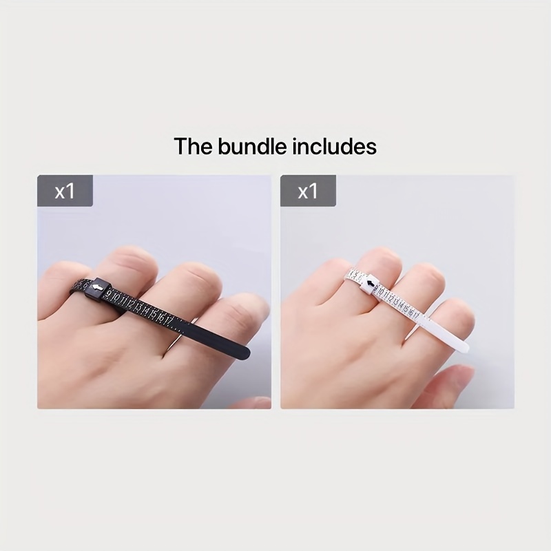 Jauge De Mesure Pour Bagues - Tailles 4 à 17 - Pop Out Homme - Outil Pratique Bijouterie Maison