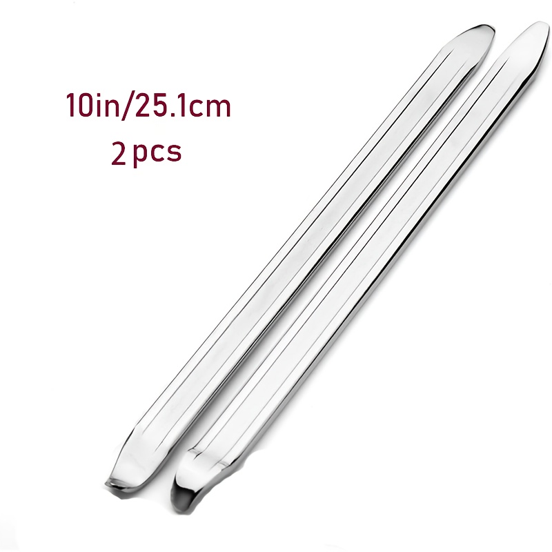 TEMU 2 Tire Iron Changing Tools, 10/12/16 Inch Optional, Tire Iron Spoon Changing Lever, Motorcycle Tire Spoon Set, Bicycle Motorcycle Scooter Bike
