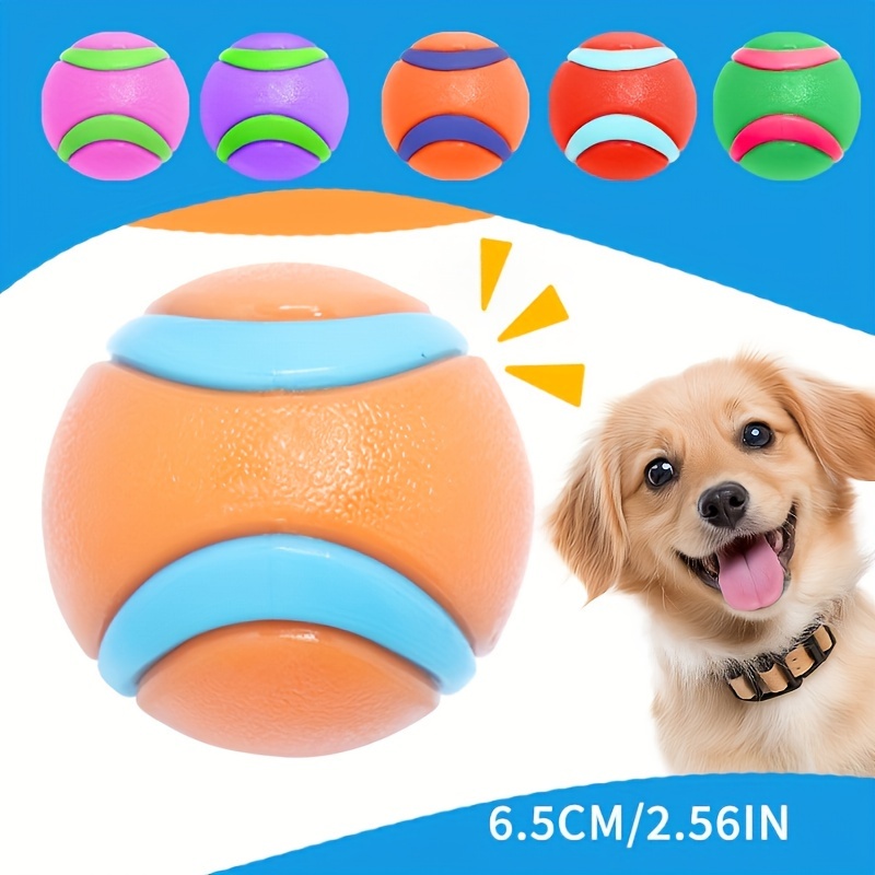 

Interactive Squeaky Dog Toy - 6.5cm -, - For &