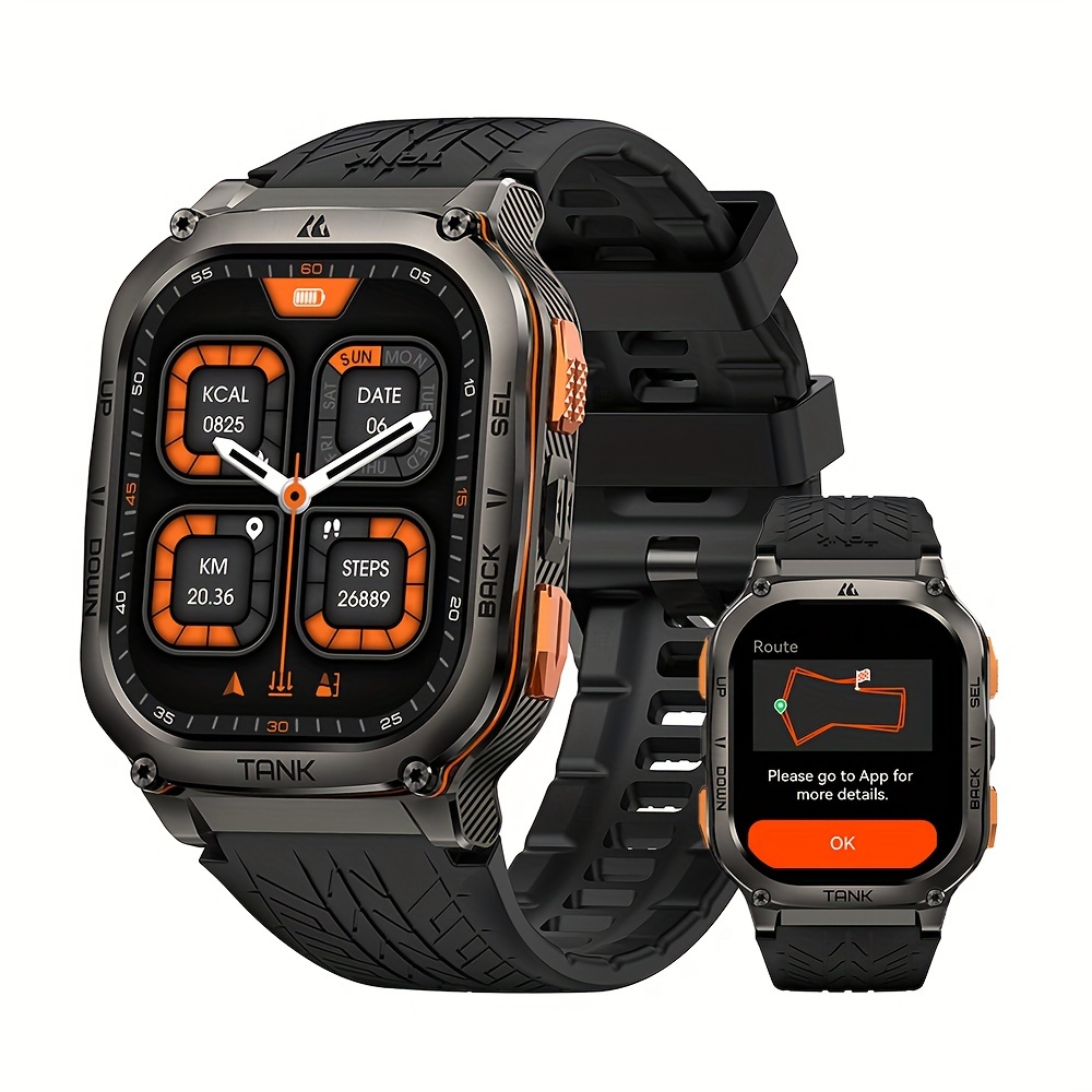 tank t3 ultra gps smart watch men 60 days extra long Temu