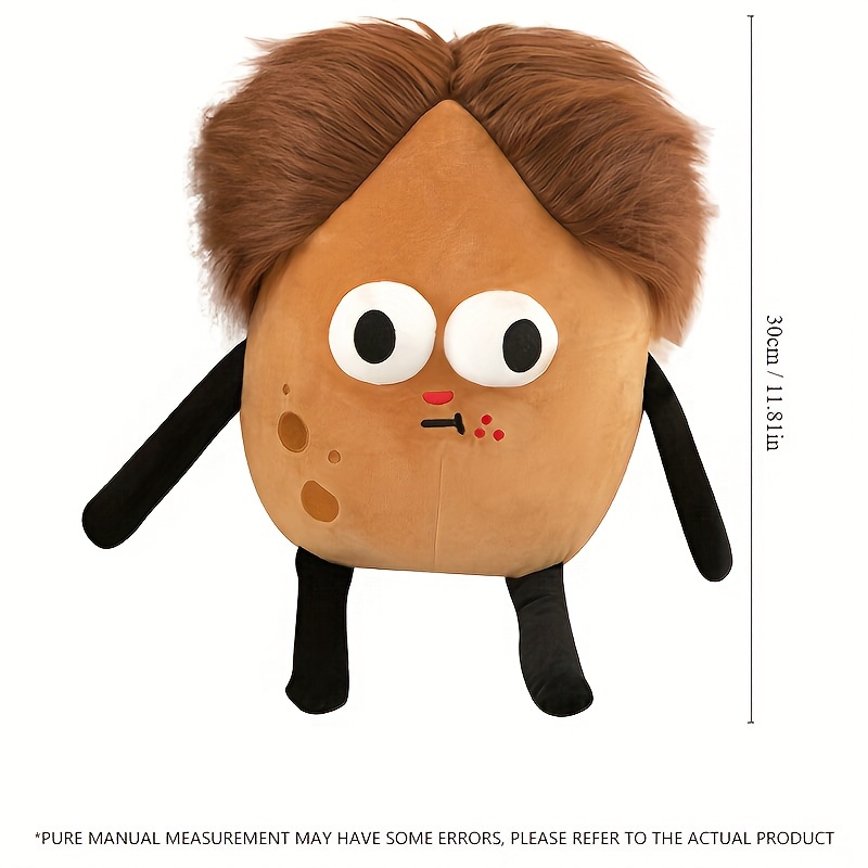 Funny Potato Braid King Doll Plush Toy Ugly Cute Fried - Temu