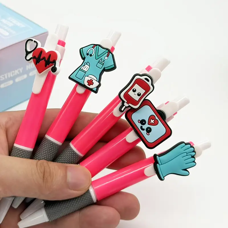15 25 series retractable ballpoint pens solid pens nurse pens push button gel pens black ink refills signature writing pens stationery gifts Product details 2