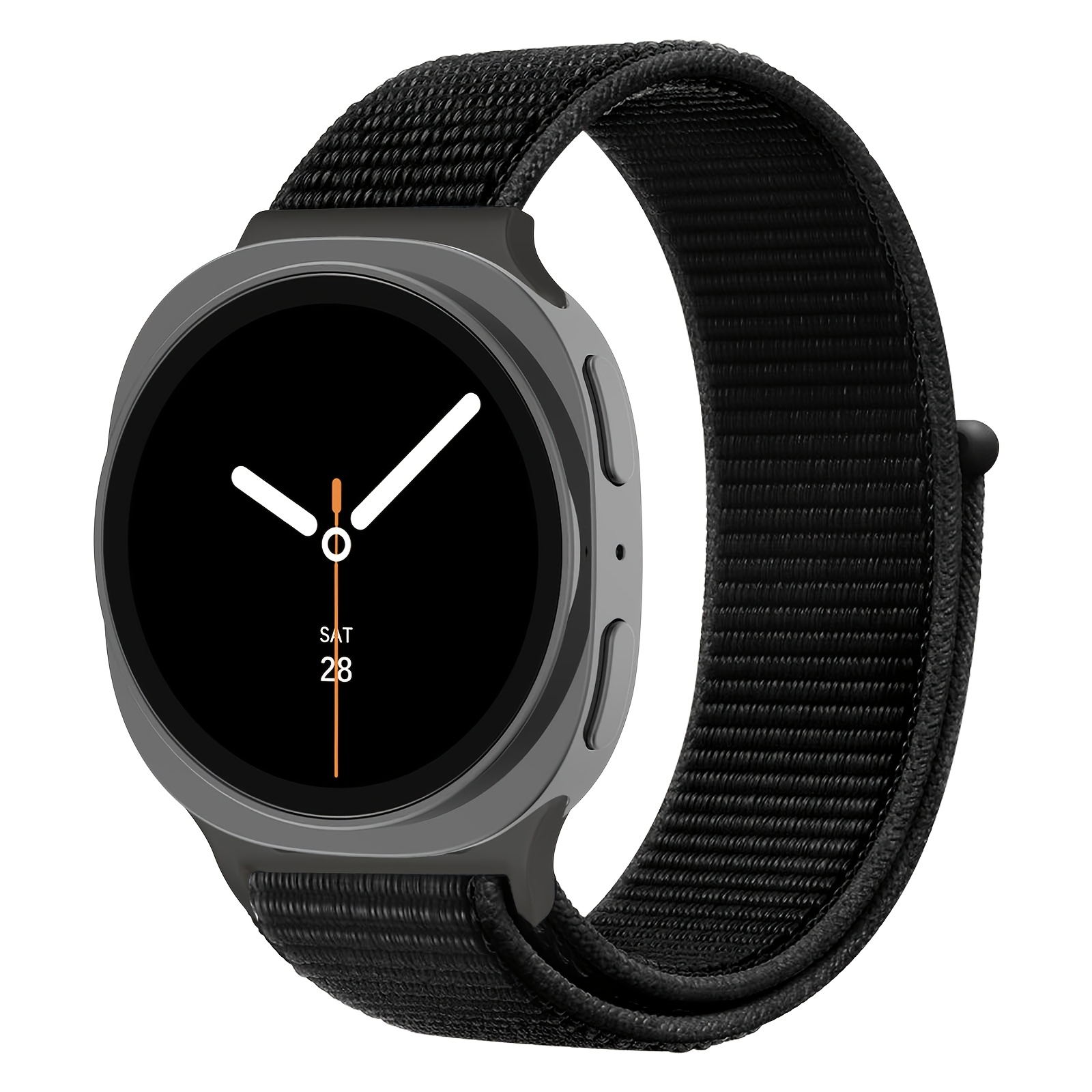 TEMU Correas de nailon para Galaxy Watch 9 8, banda de 40 mm y / para Galaxy Watch 8 Classic, banda de 46 mm para hombre/mujer, correa de pulsera