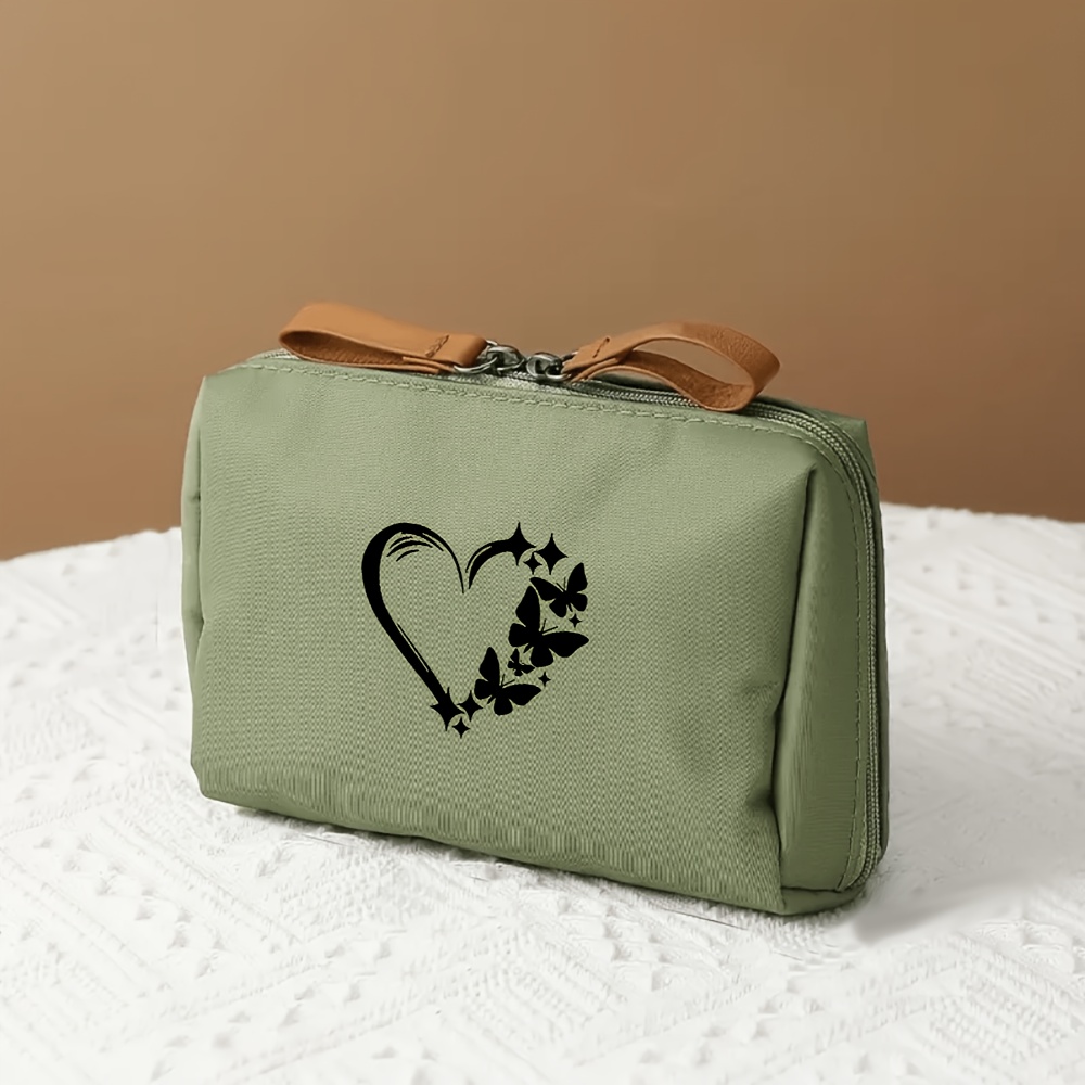 TEMU Borsa da trucco portatile da 1 pezzo per donna, mini pochette per rossetto, organizzatore da viaggio, adatta per uscite
