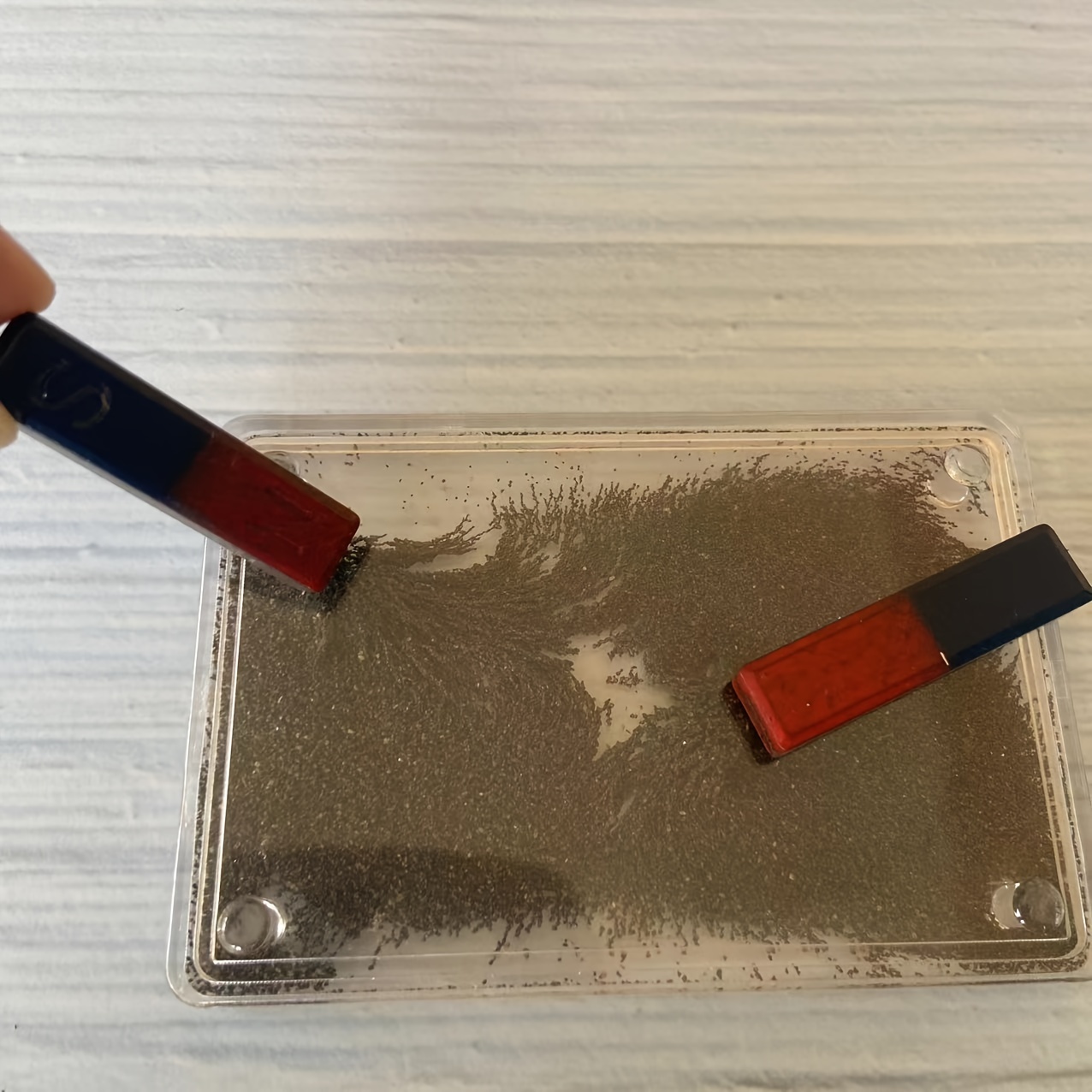 Magnetic Field Demonstration Set Iron Filings Box - Temu