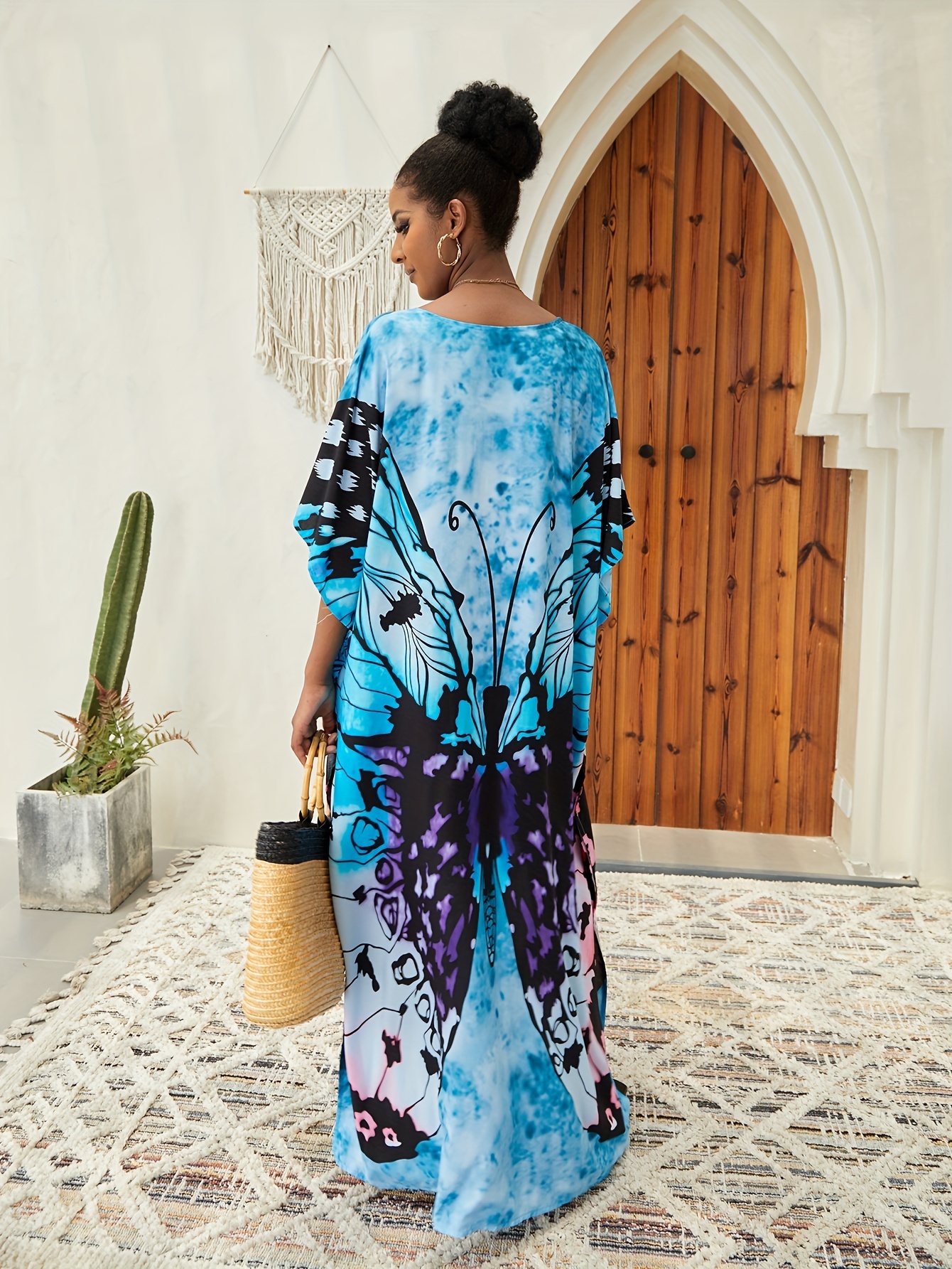 Maillot De Bain Pour Femme Taille Plus Kaftan Dresses For Women V