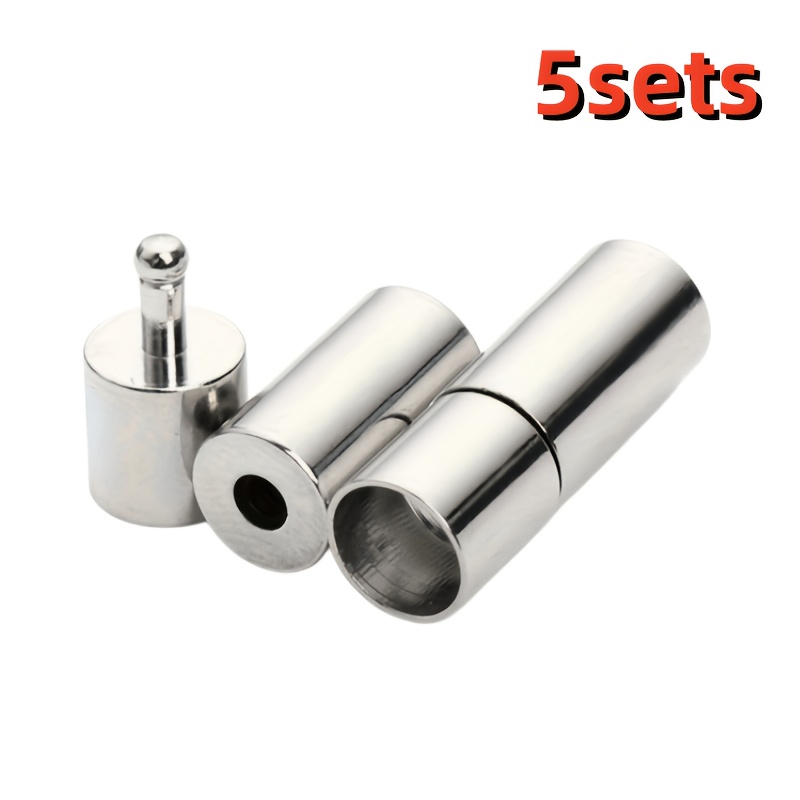 5 Sets Circular Rope Fastener Heads, Heavy-duty Snap Connection Pieces