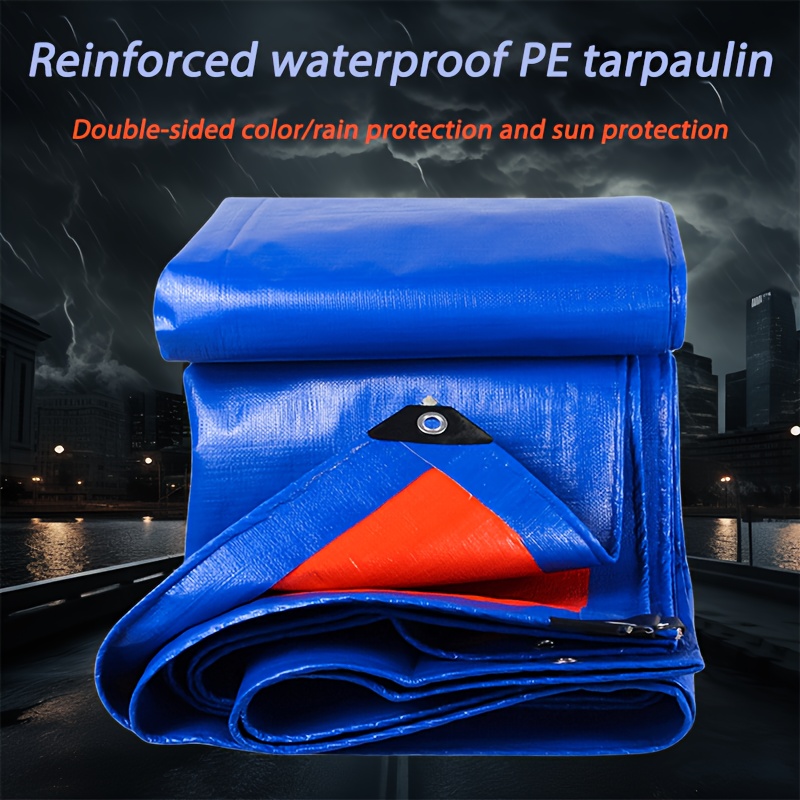 

-duty Pe Tarpaulin, Reinforced Uv , - For Camping, Rv, , And Use