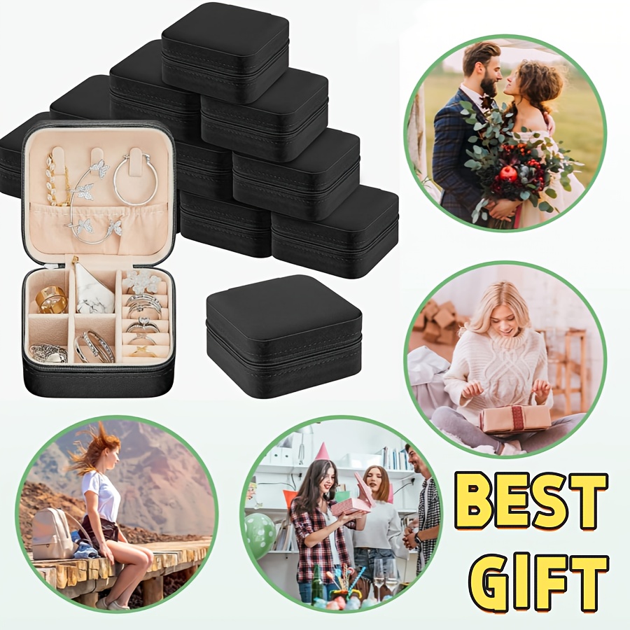 8 20pcs travel jewelry case bulk bridesmaid gift boxes small jewelry box mini organizer box for   gift for valentines day mothers day christmas and graduation season Product details 1