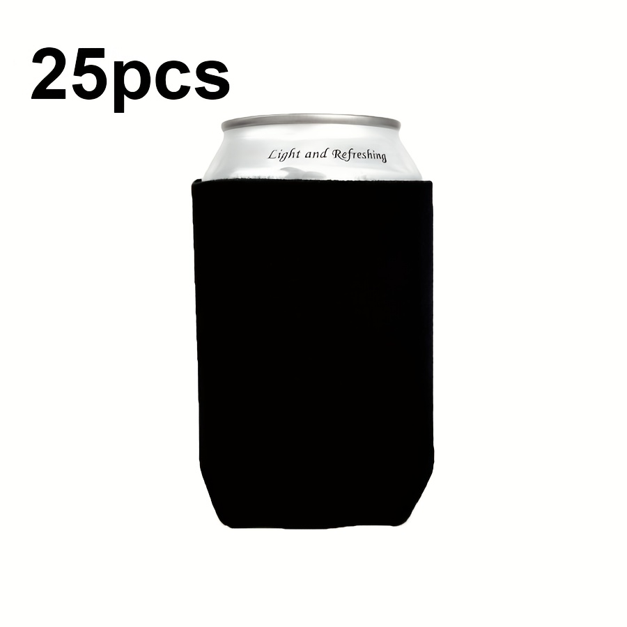 TEMU 15/25pcs Optional Custom Can Sleeves, Customizable With Your Photo Or Logo, Anti-scald And Anti-fall Protection, Non-food Contact Safe, For