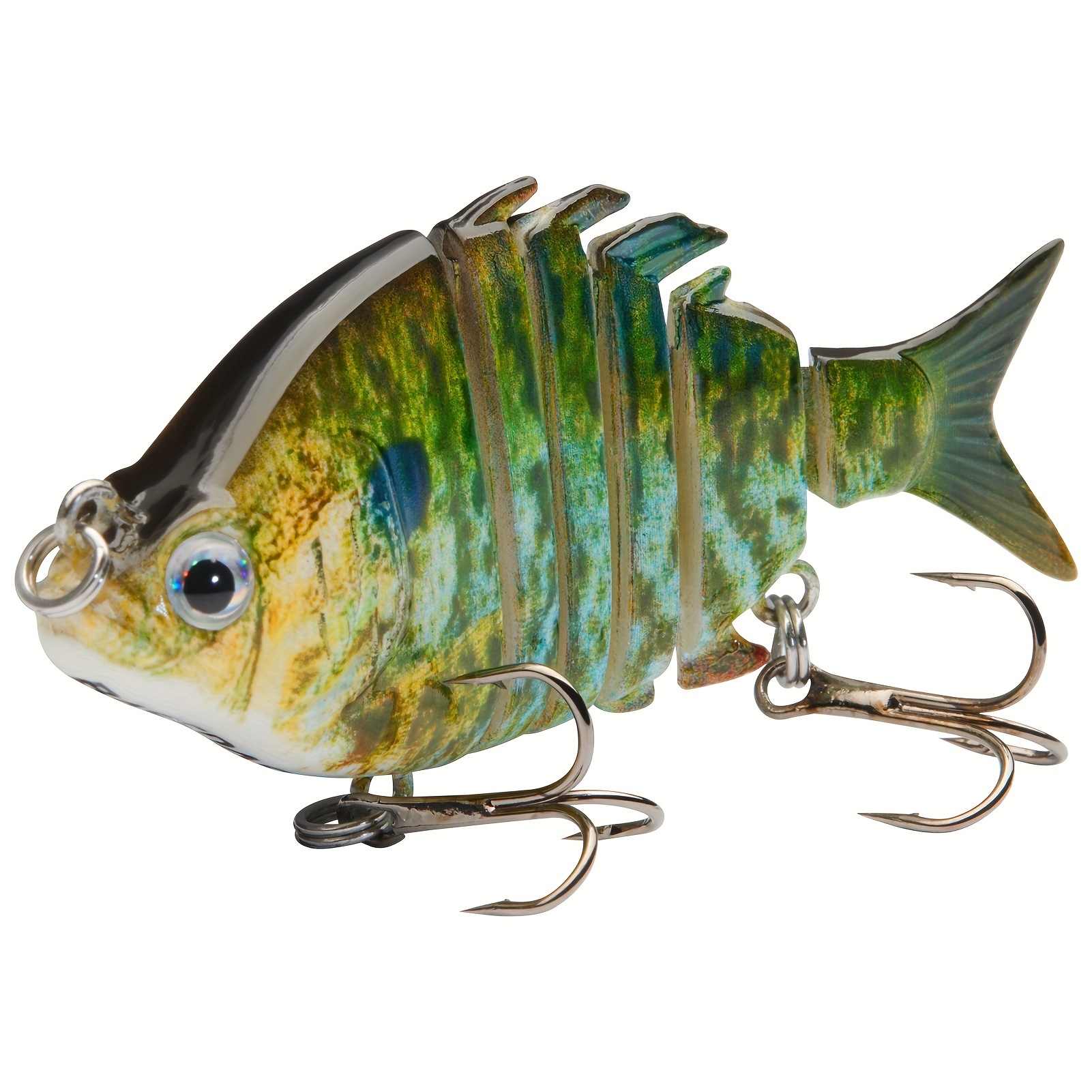 

Bassdash Swimpanfish 2019 .5"/0.34oz Hard Swimbaits Multi Jointed Trout Bass Fishing Lure For Freshwater And Saltwater